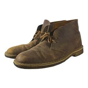 Clarks Men's Bushacre 2 Casual Chukka Boot Beeswax Brown Size 11